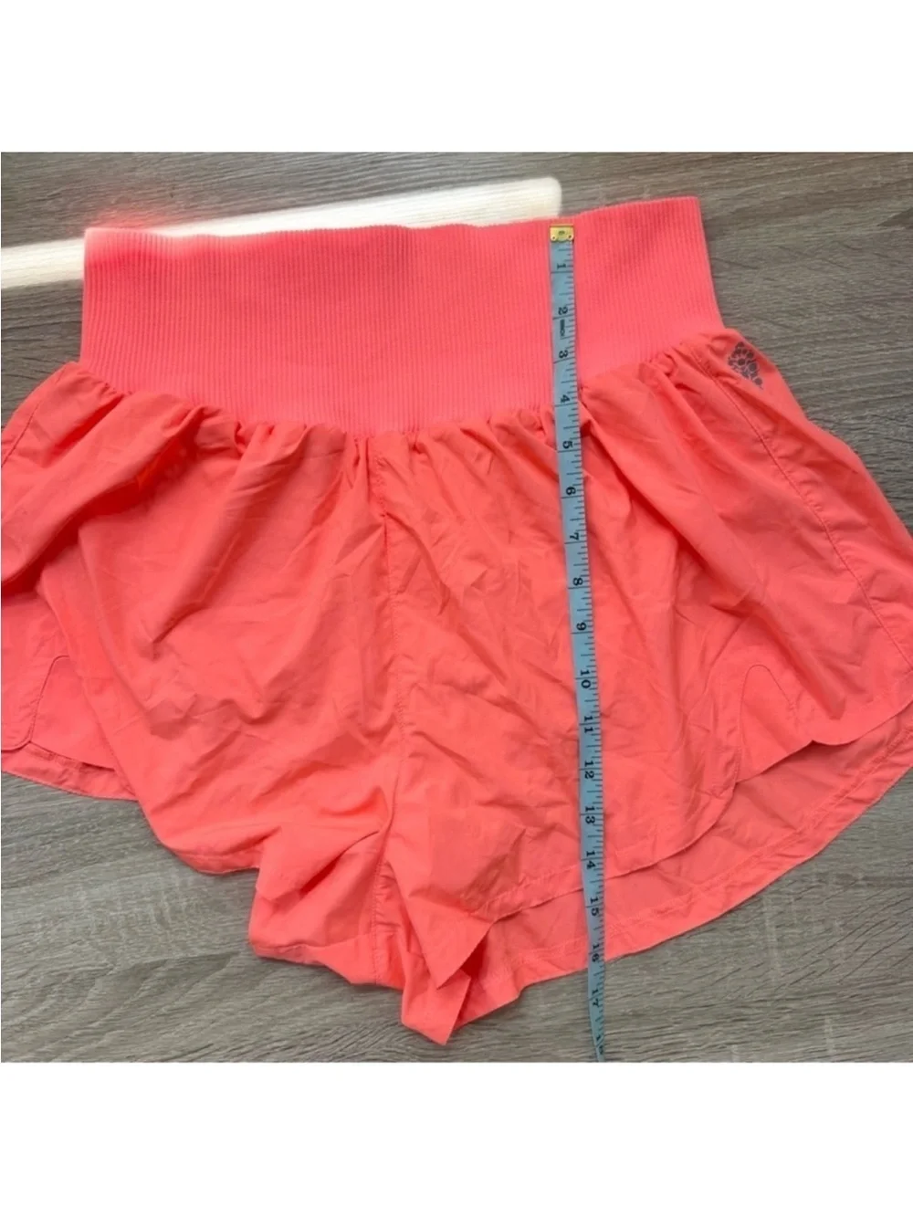 New Free People Movement Carpe Diem Shorts Neon Coral XL